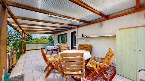 Sitzplatz auf der Terrasse